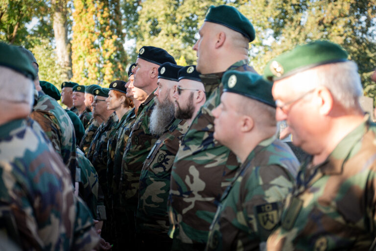 Members of the Lithuanian Riflemen's Union | Lithuanian Riflemen's Union Inauguration Ceremony in Kelmė 2024 